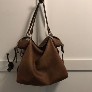 Gucci calfskin leather shoulder bag